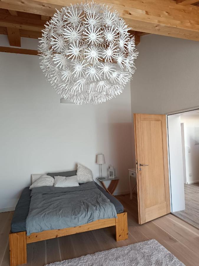 Apartment Unterm Dach Mit Kleinem Seeblick Münsing Εξωτερικό φωτογραφία